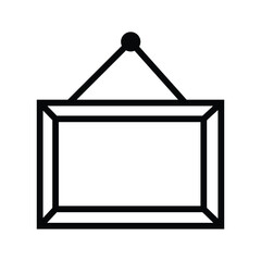 frame photo vector icon