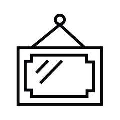 frame photo vector icon