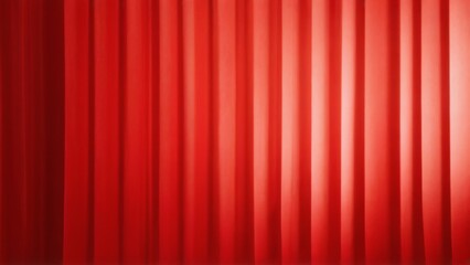 Modern and elegant closeup of deep red curtains with diagonal pattern, creating depth and mystery with shiny texture.
