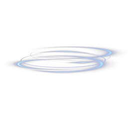 Naklejka premium Vortex Light Effect – Bright Magic Glow, Neon Shine Swirl, Transparent Twirl Energy Vector.PNG