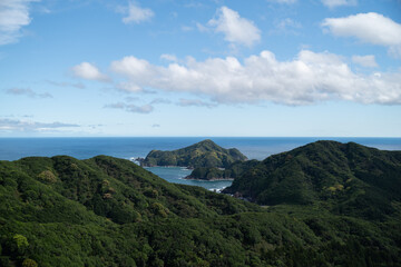 Fototapeta premium 展望台から眺める日本の絶景 三重県鵜倉園地 