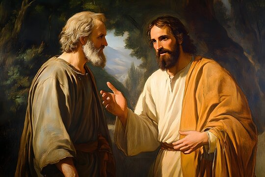 Peter declares Jesus is the Messiah, the Son of the living God. (Matthew 16:16)