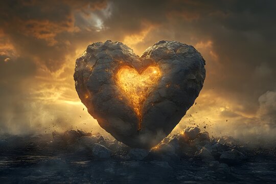 God promises to give a new heart and spirit, removing the heart of stone. (Ezekiel 36:26)