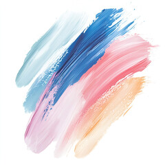 Artistic brush strokes action abstract artwork creative space digital design colorful expression