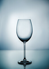 empty wine glass