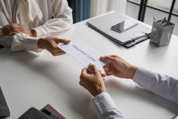 Employees send letter resigning from work