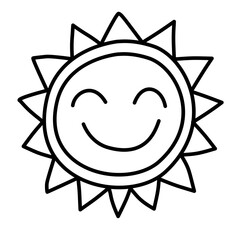 sun cartoon illustration