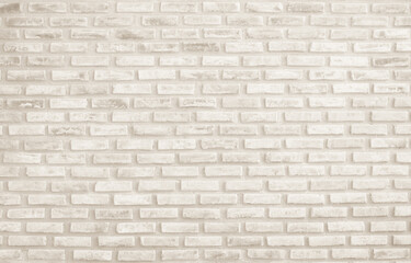 Detail of modern cream brick wall background photo. Brown light brick wall texture background for stone tile block painted in modern interior and exterior backdrop design.