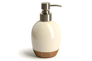 Modern ceramic soap dispenser minimalist bathroom decor