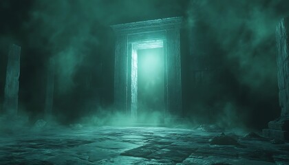 Ancient Portal with Mystical Entrance.