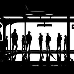 people at the airport