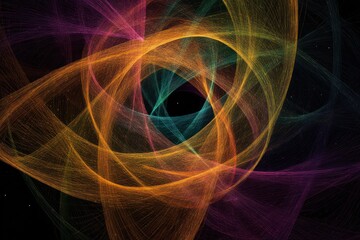 Intertwining plexus patterns visualizing algorithmic complexity, powered by advanced tech solutions.