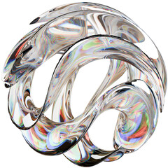 Abstract Shapes Glass Dispersion