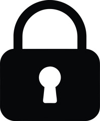 lock icon vector illustration