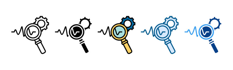 Root Cause Analysis Icon Set Multiple Style Collection