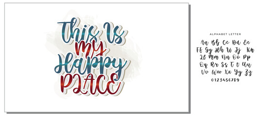 this is my happy place quote letter