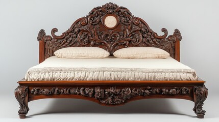 Bed with headboard