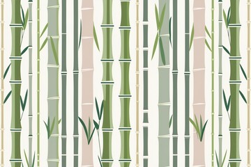 Watercolor painting featuring green bamboo leaves and stalks, ideal for nature themed designs, Asianinspired art, and soothing visuals.
