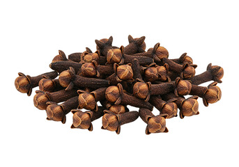 Fototapeta premium Pile of aromatic dried cloves for culinary applications and flavoring dishes