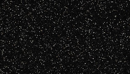 Close-up view of a black fabric texture with tiny silver sparkles.
