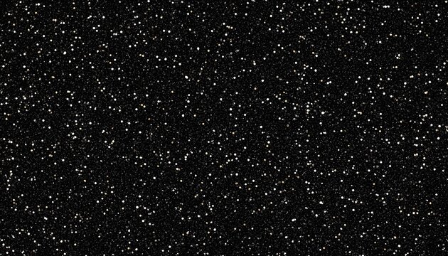 Close-up view of a black fabric texture with tiny silver sparkles.
