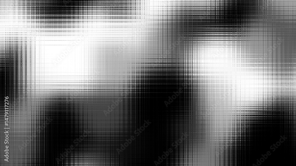 Aufkleber Modern abstract overlay transparent background texture with layers of black and gray transparent material in grunge lines in random geometric