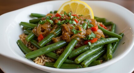 Summer Greens and Rice