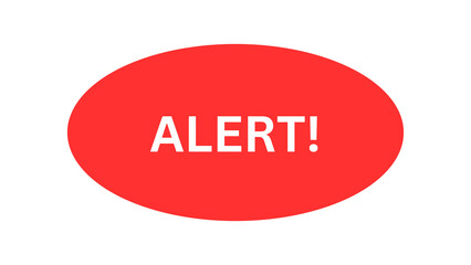 alert sticker illustration