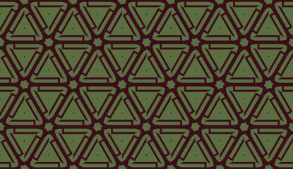 Original interior background in triangles style. Curved line. Vector illustration. For modern interior design, fashion print.