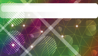 Colorful illustration in abstract triangles, line, circle, space for text style with gradient. Modern pattern for a brand book. Vector illustration. Light Gradient Abstract Background.