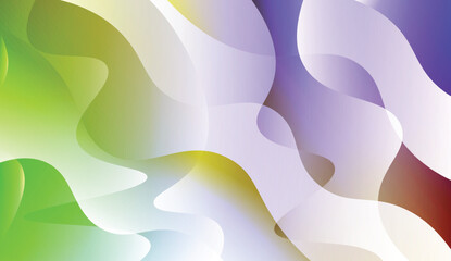 Template Modern Background With Curves Lines. For Elegant Pattern Cover Book. Vector Illustration with Color Gradient.