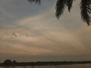 sunset at the beach