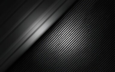 Obraz premium Abstract design featuring layered dark gray stripes.