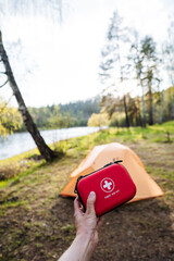 Join us for a memorable camping adventure while equipped with an essential first aid kit, perfectly...