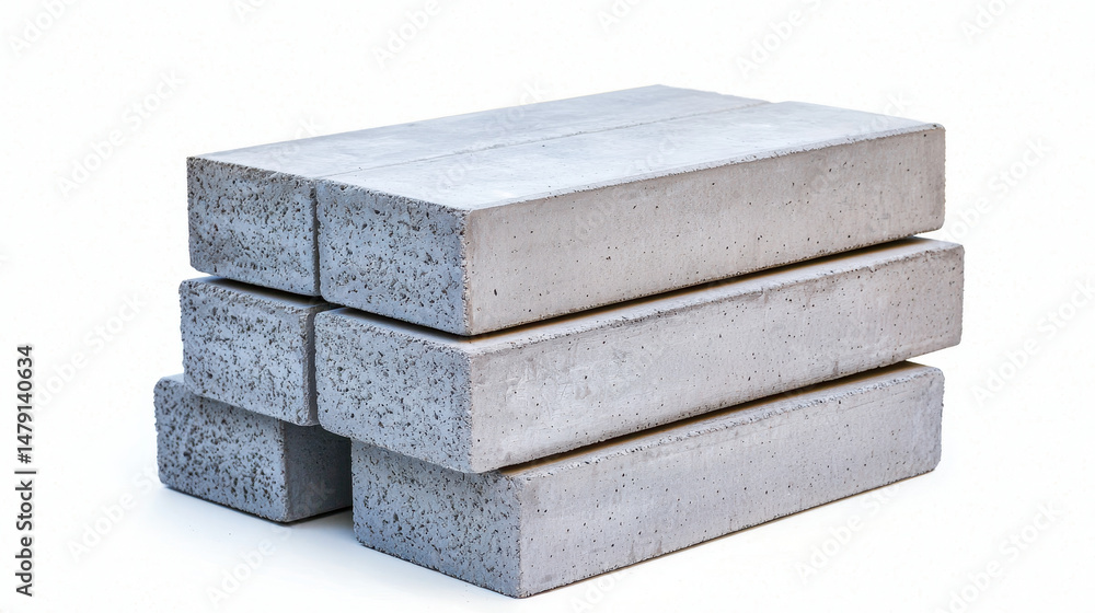 Poster concrete blocks are sturdy building materials commonly used in construction. they provide strength a
