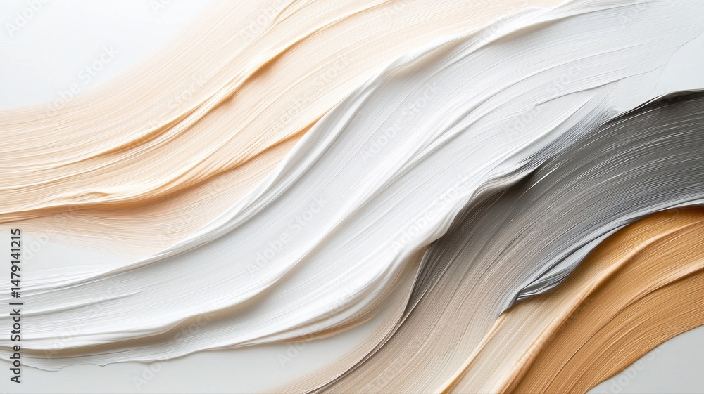 Poster abstract swirls of neutral colored paint texture background abstract background texture paint swirl