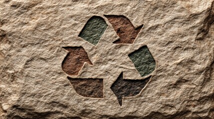 Recycled paper texture, symbolizing sustainability and the importance of reusing materials