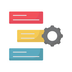 Obraz premium Backlog Vector icon which can easily modify or edit