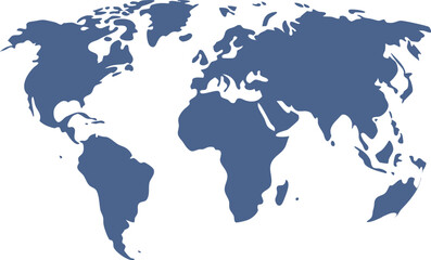 Map of the world. World map background design. Vector illustration of world map