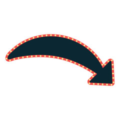 Flat Retro Arrow