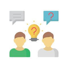 Sharing idea Vector icon which can easily modify or edit