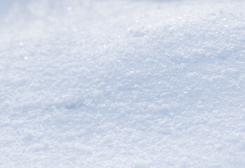 Obraz premium Fine snow texture, winter background