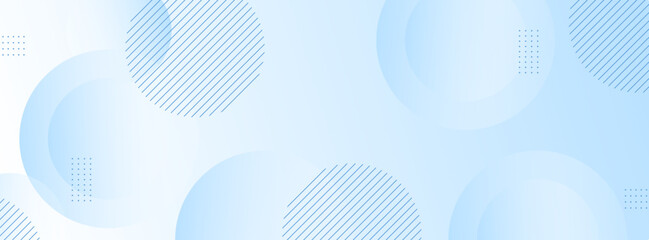 Modern abstract background, blue and white gradations, circle shape geomtric ,memphis,vector illustration.