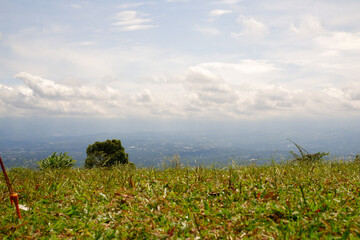 field and sky