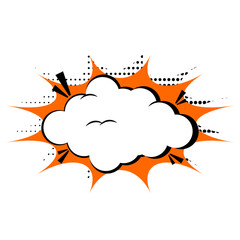 Comic Cloud Explosion