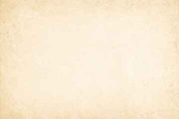 Colour old concrete wall texture background. Close up retro plain cream color cement wall background texture. Design paper vintage parchment element.