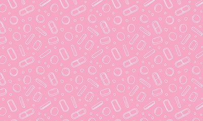 Soft Blush Pink Seamless Pattern with Abstract Element Pattern background