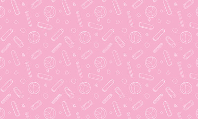 Soft Blush Pink Seamless Pattern with Abstract Element Pattern background