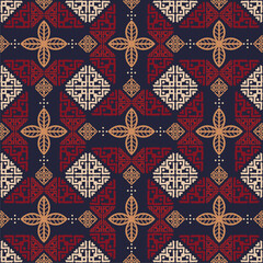 Beautiful ethnic fabric patterns designed to inspire your creative activities, vector backgrounds.