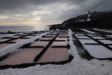 Salinas de Fuencaliente en la palma